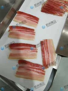 多功能熟肉切片機(jī)，切2mml臘肉片片厚薄均勻效果贊!